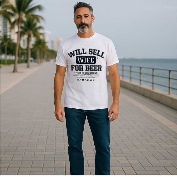 banana bay Other - Banana Bay White Graphic mens T-Shirt. Something for him!